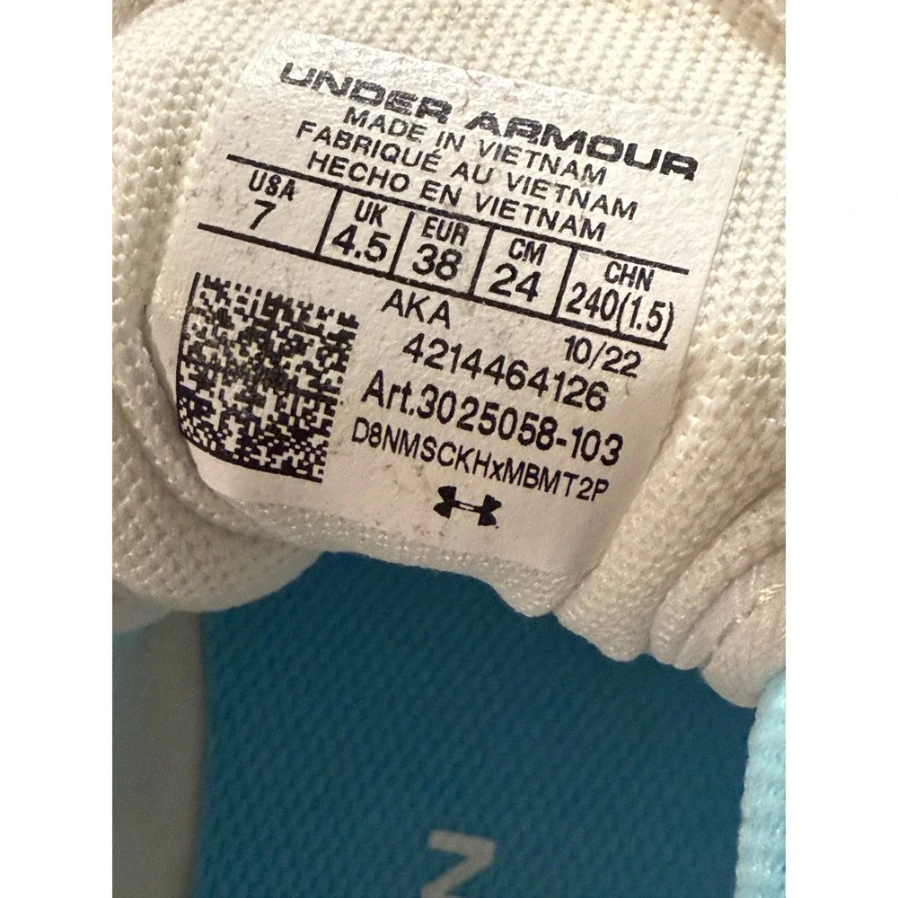 Under Armour Charged Breathe Training‎ Shoes Sneakers Womens Size 7